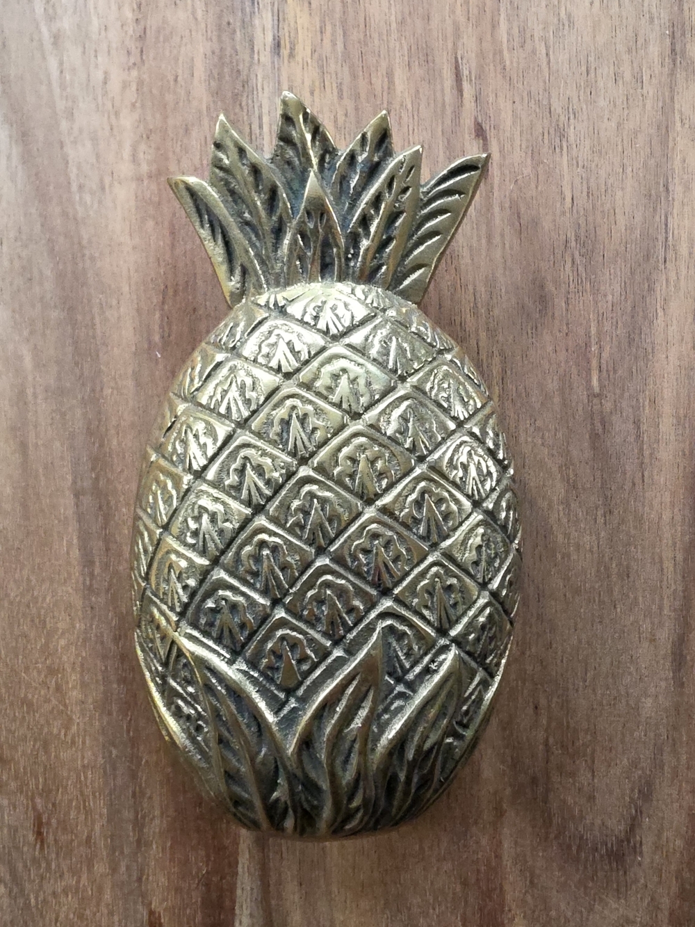 Brass Pineapple Door Knocker Vintage